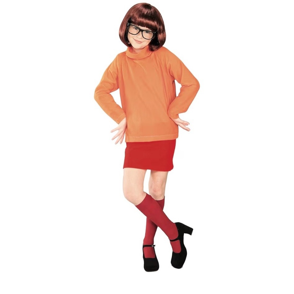 Rubies Scooby-Doo: Velma Dinkley Costume for Kids, Girl's Large 12-14